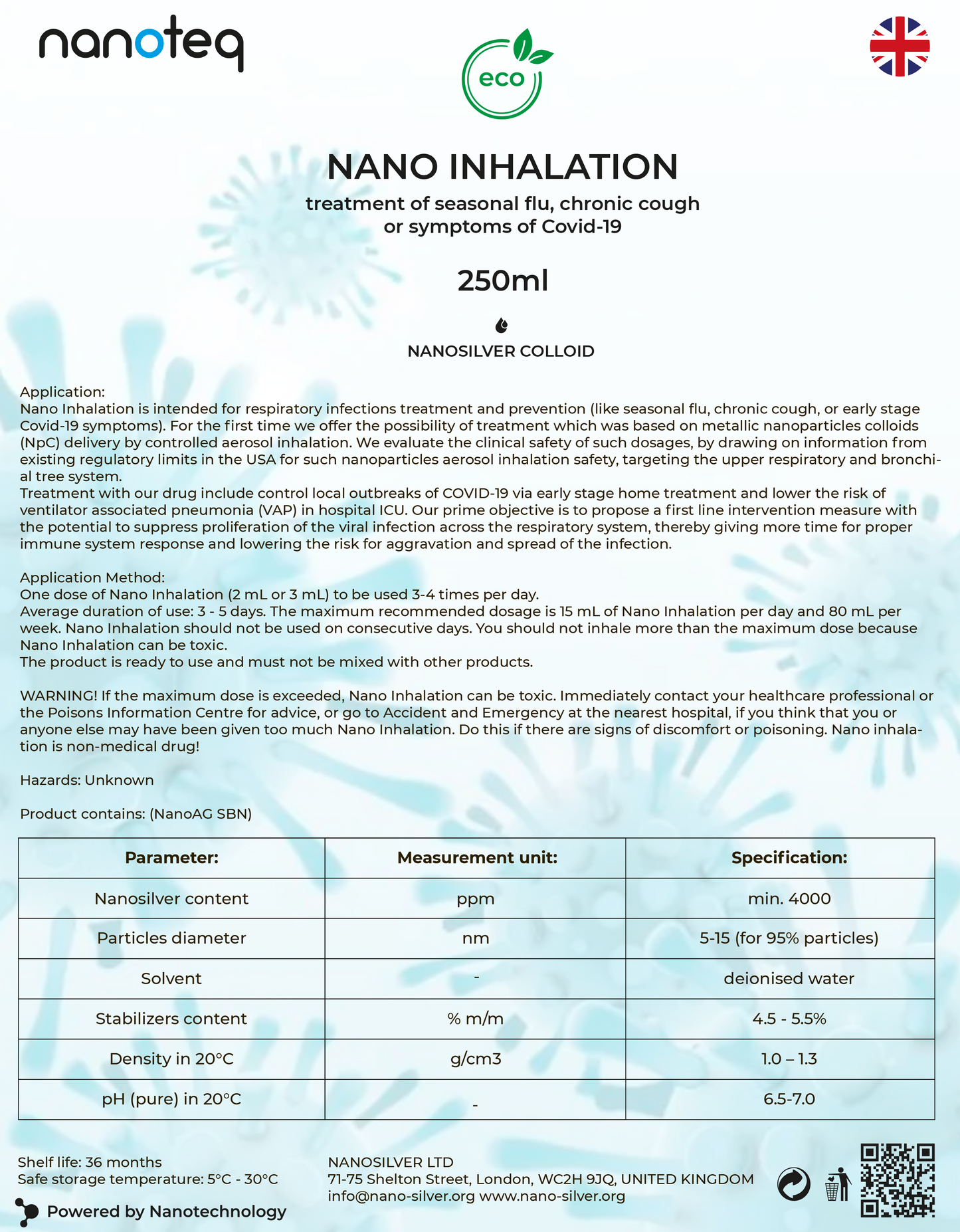 NANO INHALIACIJA 250ml