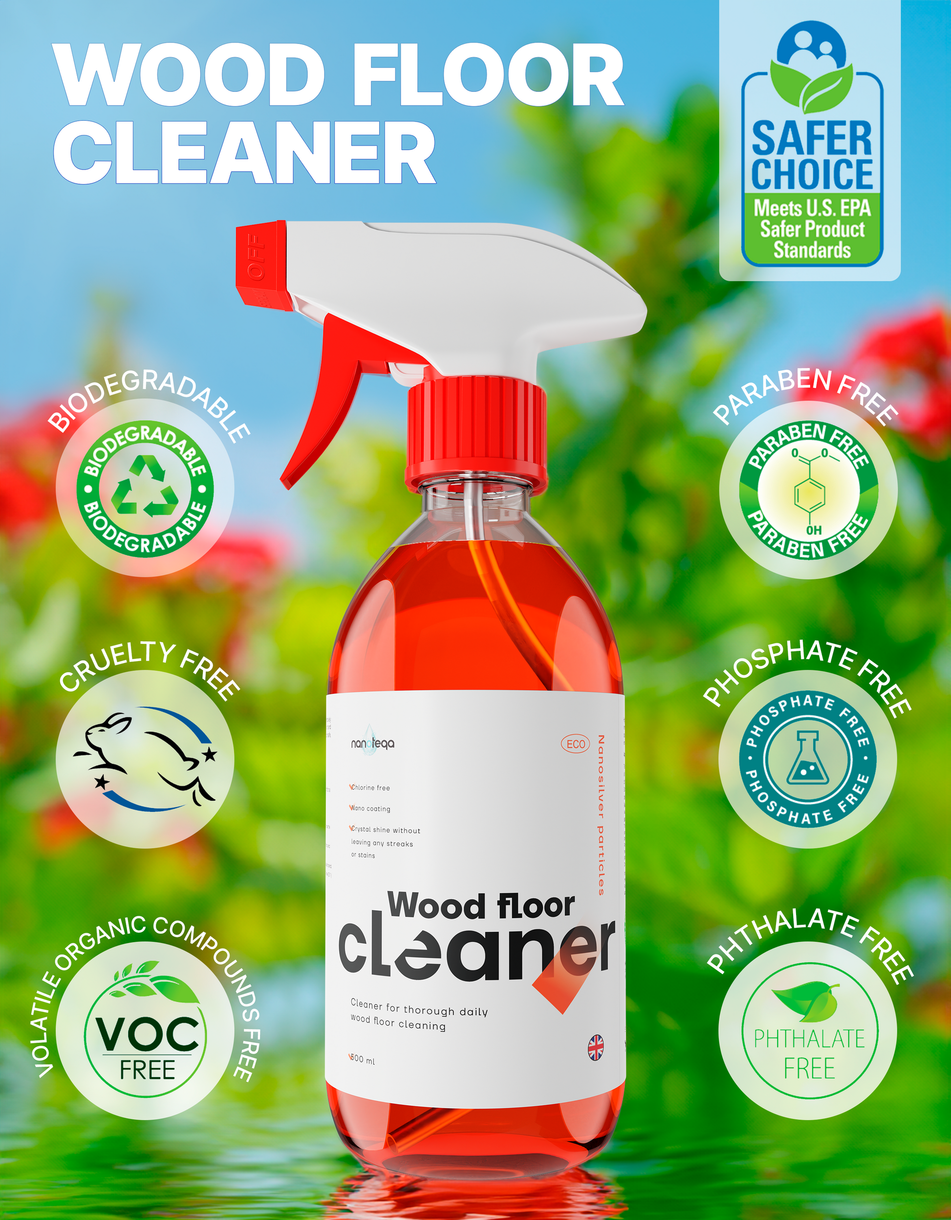 Eco floor Cleaning spray